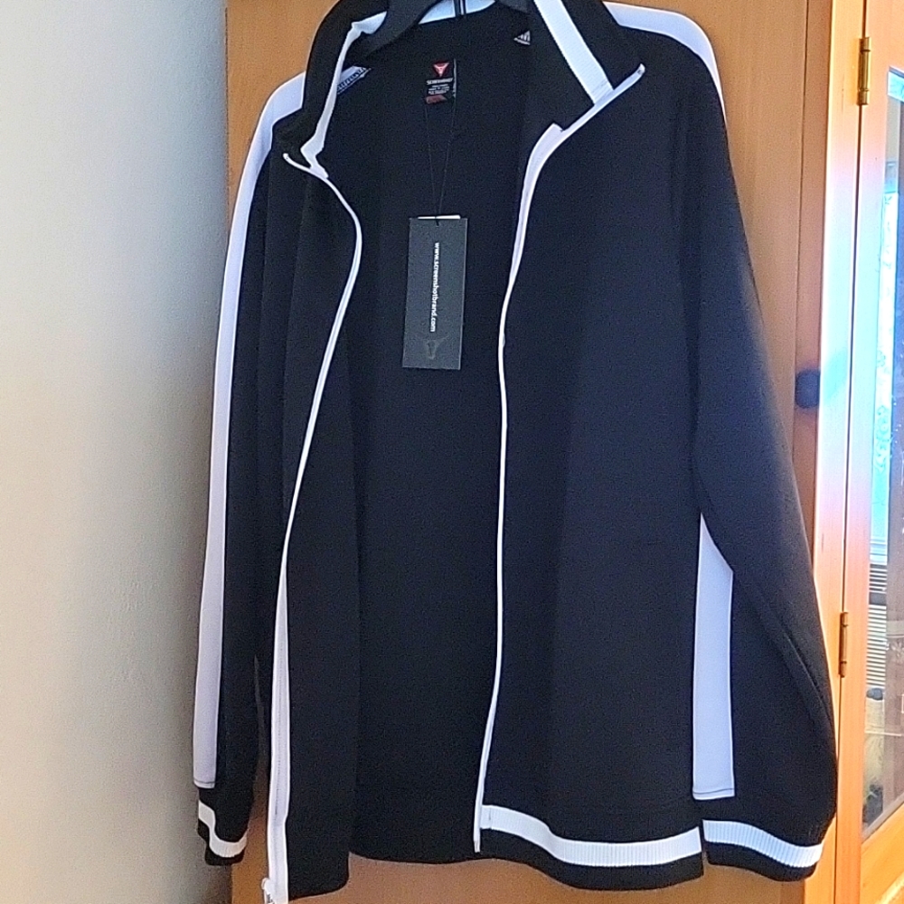 Screenshot, Black with white jacket, Medium.  NWT